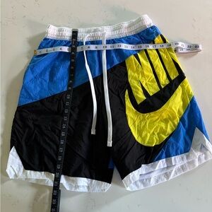 Nike Blue and Yellow Swim Trunks